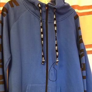 Blue Hoodie by Pink